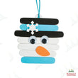 "Christmas Everyday" January's Craft Kit: Popsicle Snowman Ornament